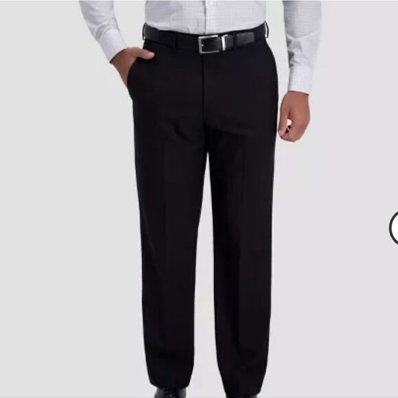  Haggar H26. Men's Premium Stretch Classic Fit. Dress Pants NWT      Size 44X30L - Picture 1 of 11